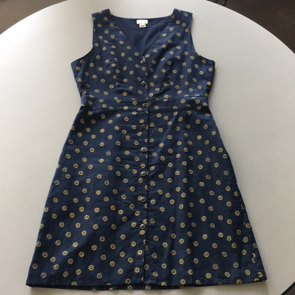 J. Crew Navy Daisy Dress - Picture 3 of 11
